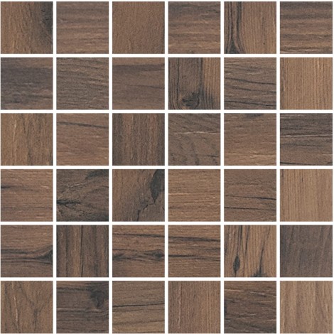 Cerrad Tonella Brown płytka gresowa mozaika 29,7x29,7