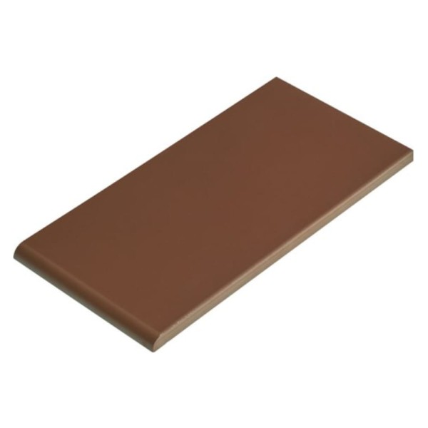 Cerrad Parapet Gładki Brązowy 20x10cm