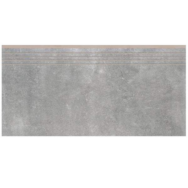 Cerrad Montego Grafit matowa stopnica nacinana 397x797