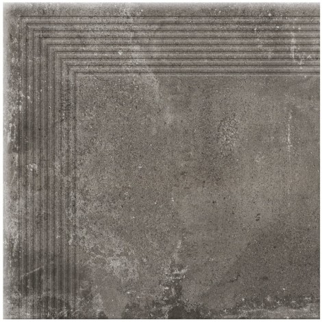 Cerrad Piatto antracyt matowa stopnica narożna 300x300