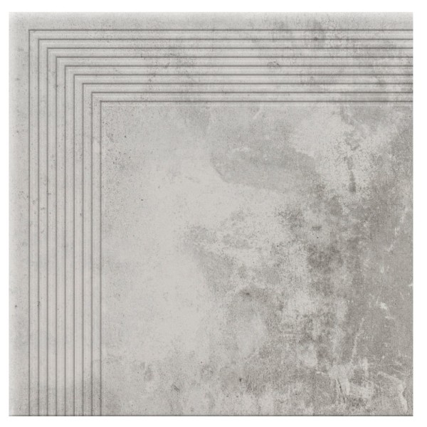 Cerrad Piatto Gris matowa stopnica narożna 300x300