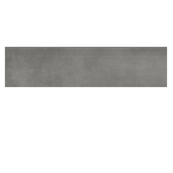 Cerrad Concrete Graphite stopnica 119,7x29,7x0,8