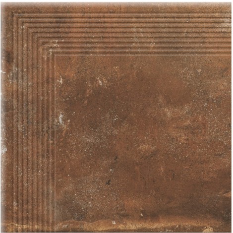 Cerrad Piatto Red matowa stopnica narożna 300x300