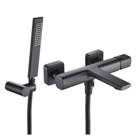 Laveo Tores bateria wannowa czarna