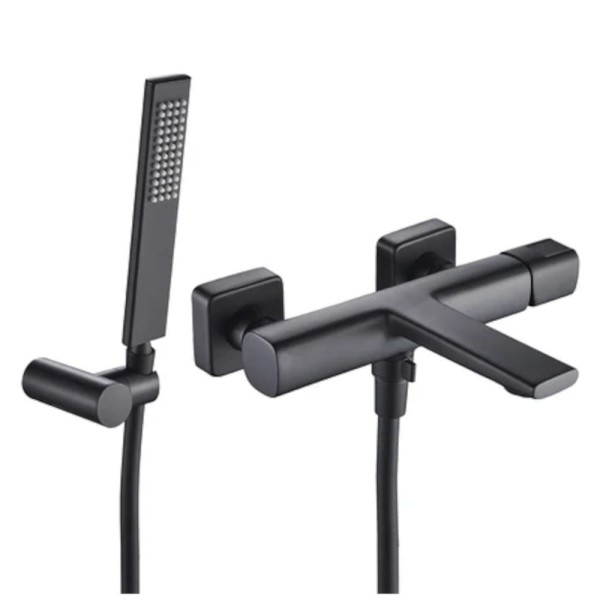 Laveo Tores bateria wannowa czarna