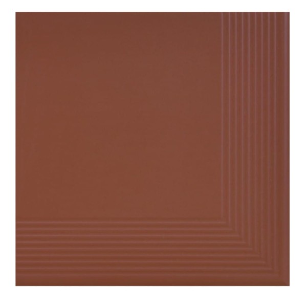 Cerrad Burgund stopnica narożna płytka klinkierowa 30x30x1,1 cm