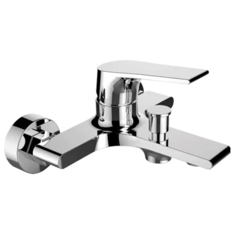 Laveo Plato bateria wannowa ścienna chrom