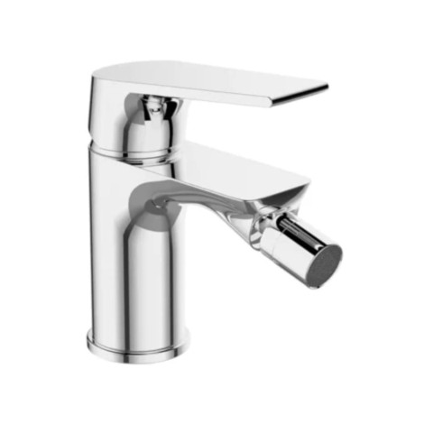 Laveo Plato bateria bidetowa stojąca z korkiem automatycznym chrom