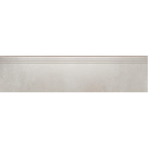 Cerrad Tassero Beige płytka gresowa stopnica nacinana beż 29,7x119,7