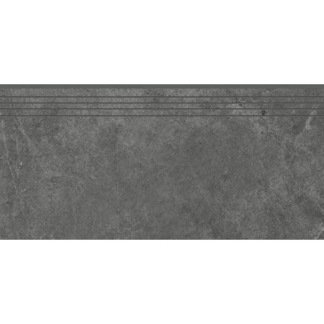 Cerrad Tacoma Steel płytka gresowa stopnica nacinana 29,7x59,7