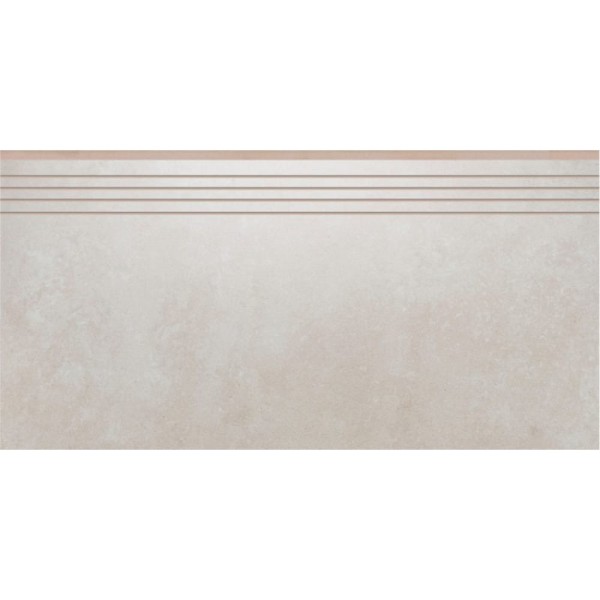 Cerrad Tassero Beige płytka gresowa stopnica nacinana 29,7x59,7