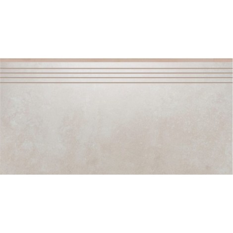 Cerrad Tassero Beige lappato płytka gresowa stopnica nacinana beż 29,7x59,7