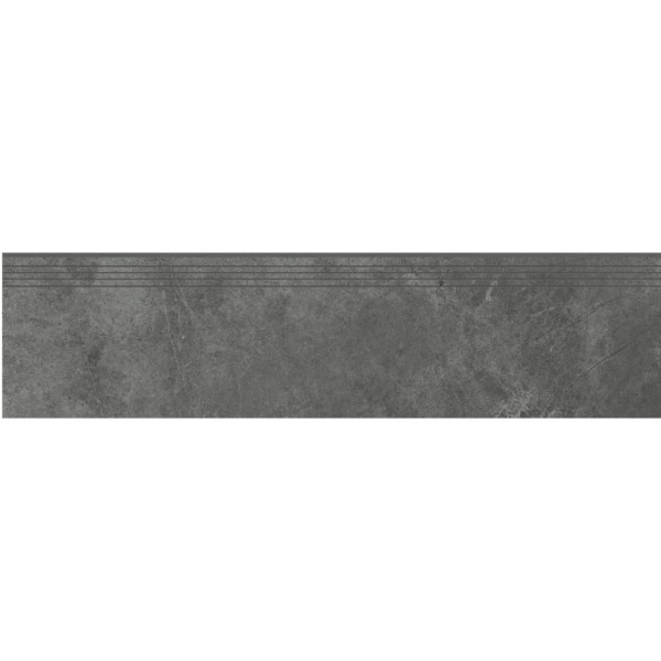 Cerrad Tacoma Steel płytka gresowa lappato stopnica nacinana 29,7x119,7