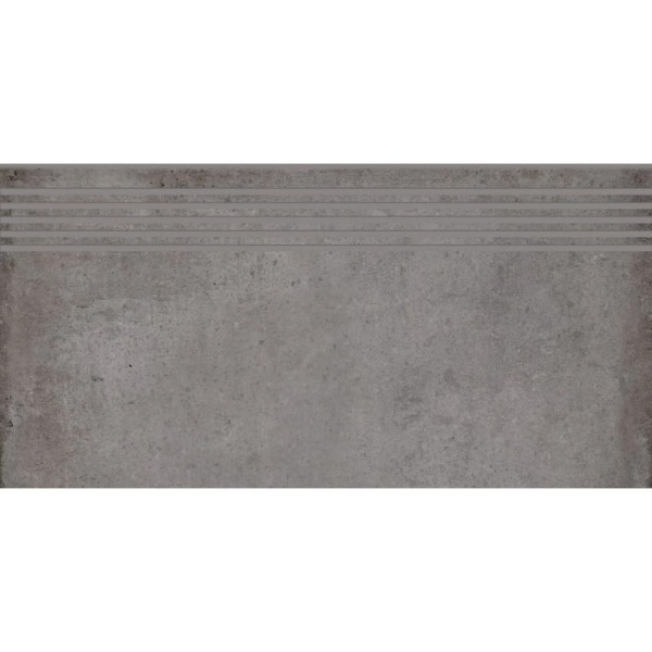 Cersanit Diverso Grey stopnica matt płytka gresowa 29,8x59,8