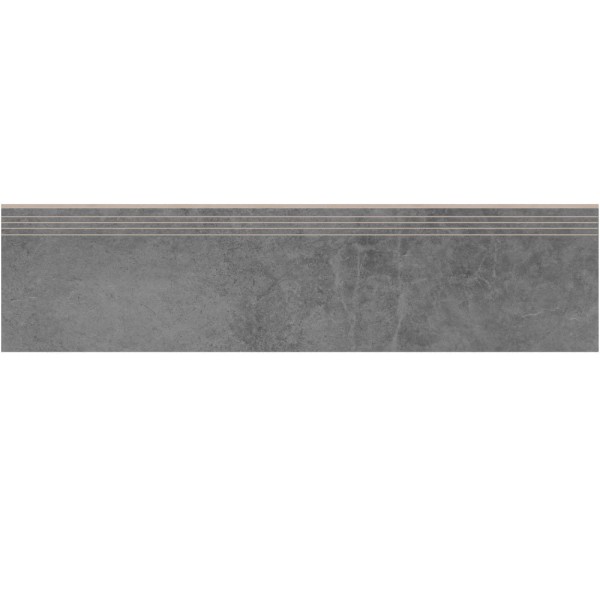 Cerrad Tacoma Grey płytka gresowa stopnica nacinana 29,7x597
