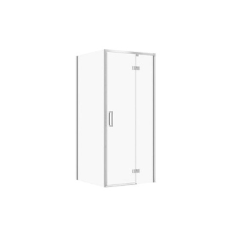 Cersanit Larga set c100 kabina 90x80x195 prawa szkło transparentne chrom