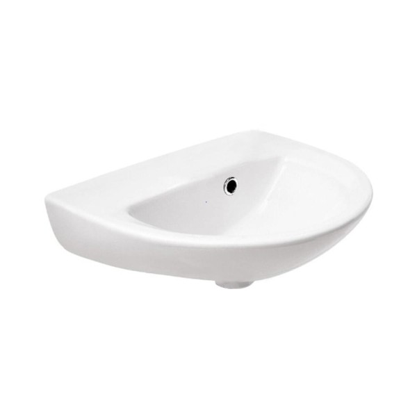 Cersanit Mito President umywalka ścienna 45 cm bez otworu na baterię biała