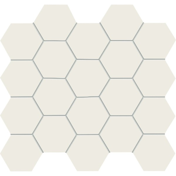 Tubądzin All In White white mozaika płytka ścienna 28,2x30,6.