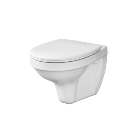 Cersanit Mito Delfi miska WC zwieszana z deską duroplastową antybakteryjną biała
