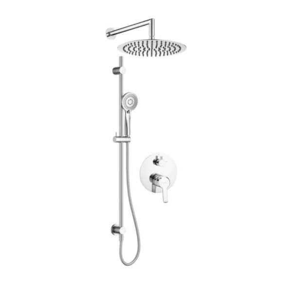 Deante Arnika zestaw prysznicowy podtynkowy deszczownica chrom NAC_06QP