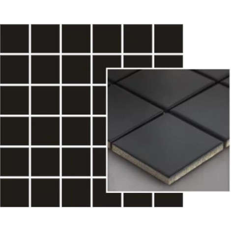 Paradyż Albir Nero mozaika k. 4,8x4,8 29,8x29,8