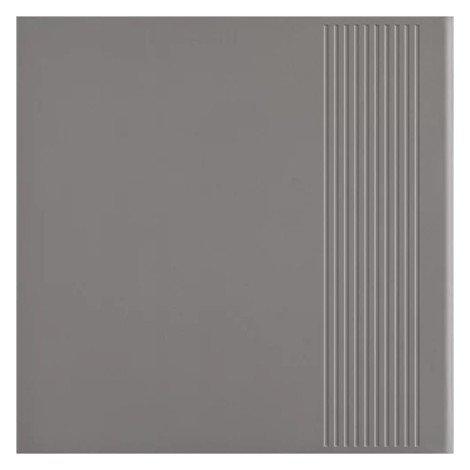 Paradyż classica Bazo nero monokolor mat stopnica gresowa 30x30cm