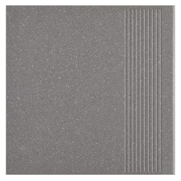 Paradyż classica Bazo nero sól i pieprz mat stopnica gresowa 30x30cm