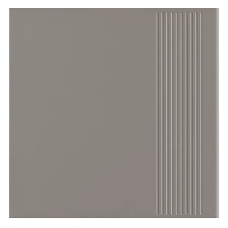 Paradyż classica Bazo grys monokolor mat stopnica gresowa 30x30cm