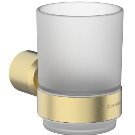 Deante Arnika kubek ścienny złoto szczotkowane