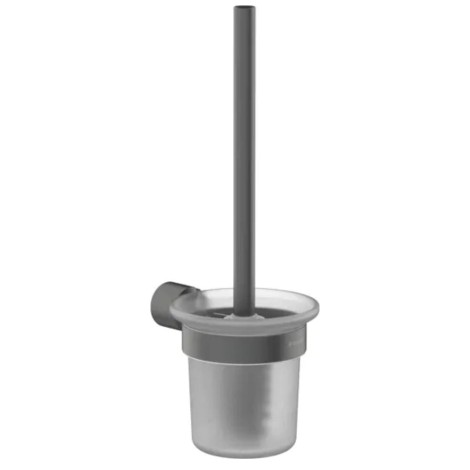 Deante Arnika szczotka wc wisząca z pojemnikiem titanium