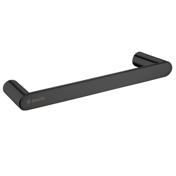 Deante Round wieszak na ręcznik ścienny 30 cm czarny