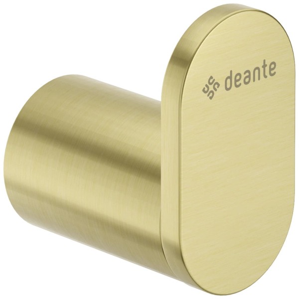 Deante Round haczyk na ręcznik pojedynczy złoto szczotkowane