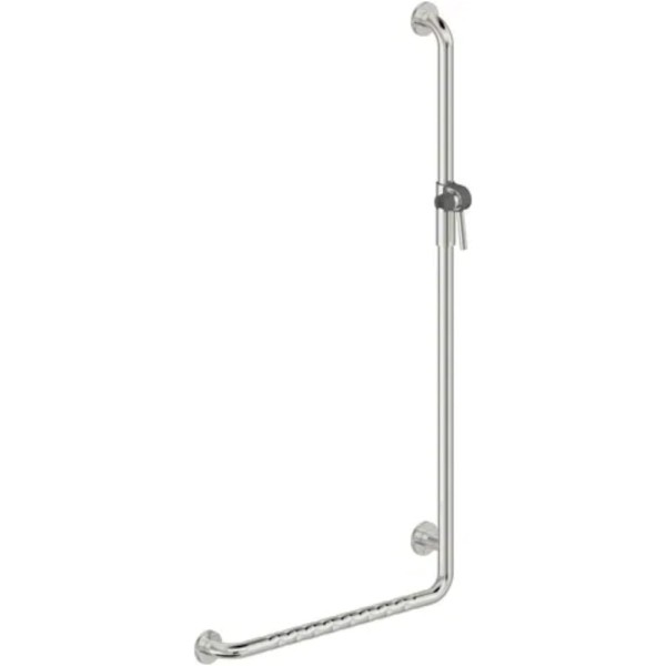 Deante Lehnen nil uchwyt stalowy przyścienny kątowy prawy 60x120cm