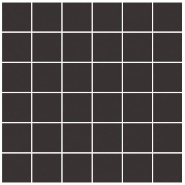 Paradyż Modernizm nero mozaika cięta K.4,8x4,8  29,8x29,8