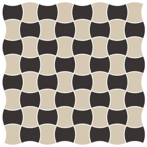 Paradyż Modernizm nero mozaika prasowana MIX C K.3,6x4,4  30,86x30,86