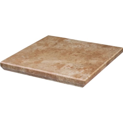 Paradyż Ilario ochra kapinos stopnica narożna 33*33  klinkier,wewnątrz, na zewnątrz