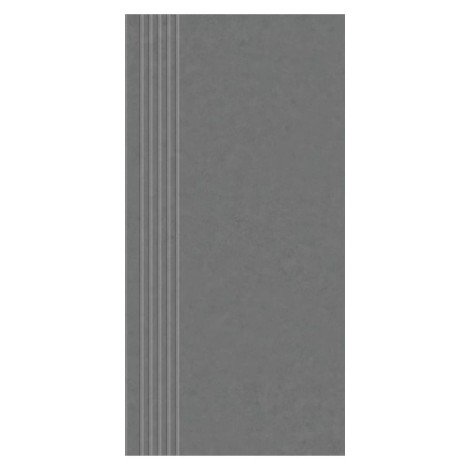 Paradyż Intero grys gres stopnica prosta nacinana 29,8x59,8x1cm