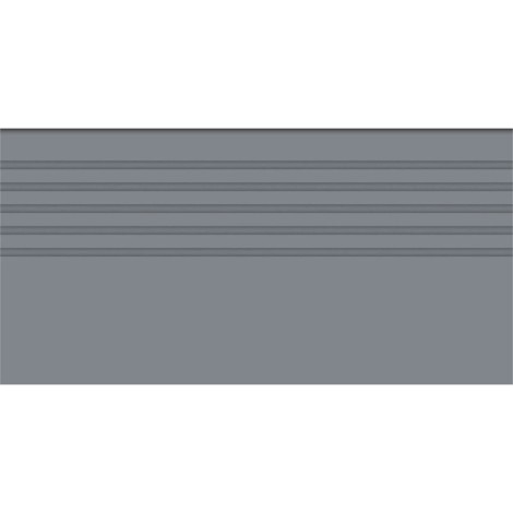 Tubądzin Cielo e Terra Grafite mat stopnica 29,6x59,8