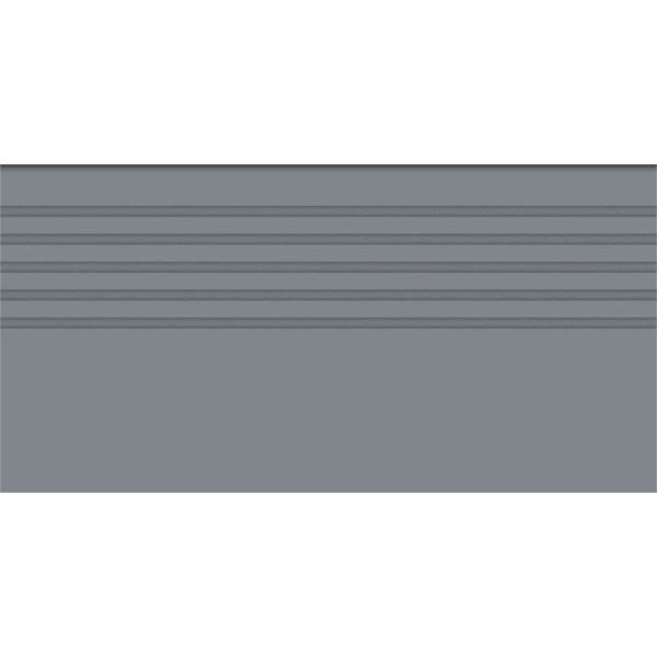 Tubądzin Cielo e Terra Grafite mat stopnica 29,6x59,8