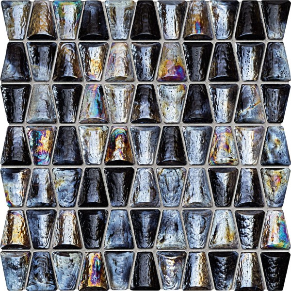 Tubądzin Drops Glass grey mozaika szklana 30,4x30,6 cm