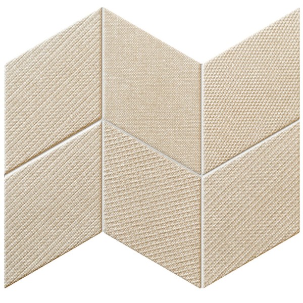 Tubądzin House of tones beige mozaika ścienna 22,8x29,8 cm