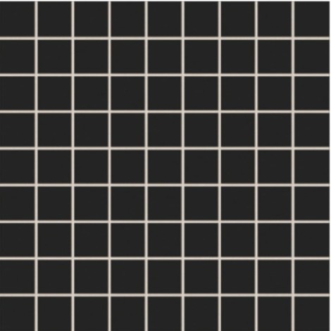 Tubądzin Pastel Czarny mozaika ścienna 30,1x30,1