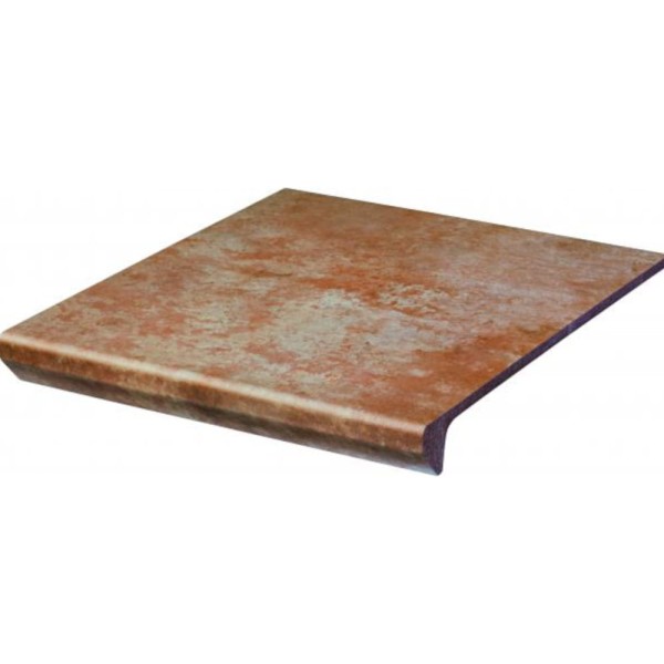 Paradyż Ilario ochra płytka klinkierowa stopnicowa prosta z kapinosem 30*33