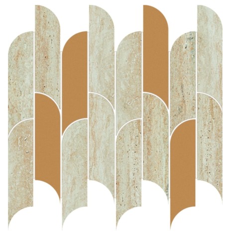 Tubądzin Tissue beige płytka ścienna mozaika beżowa 29,8*29,8