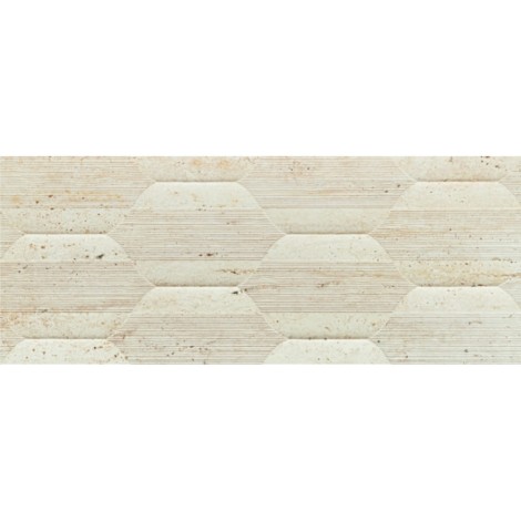 Tubądzin Tissue ivory str płytka ścienna strukturalna kość słoniowa 29,8x74,8