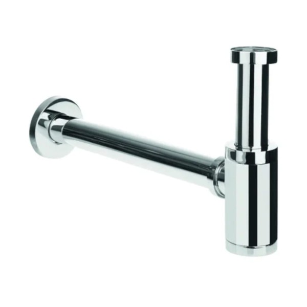 Laveo Syfon umywalkowy okrągły 1 1/4" chrom