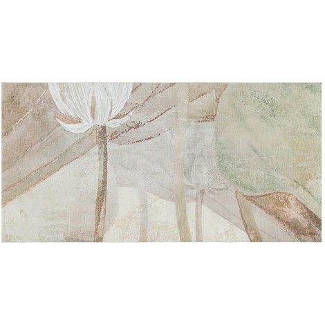 Domino Tortora flower obraz B elem 1 59,8x119,8 cm