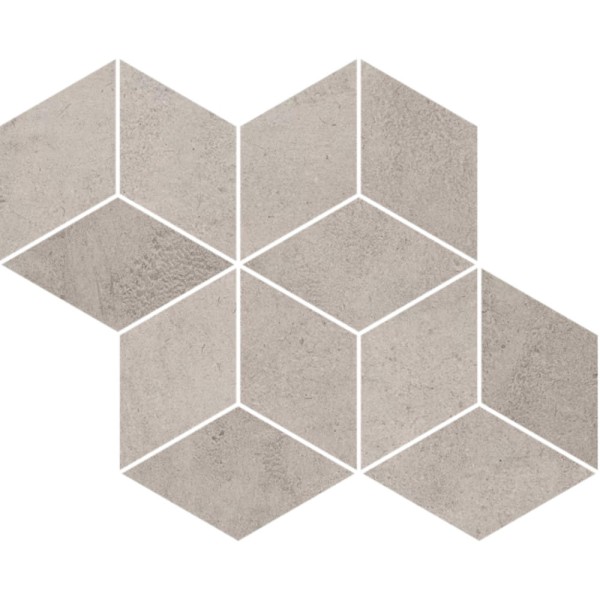 Paradyż My Way Pure city grys mozaika romb hexagon ,płytka ścienna,dekoracja 20,4x23,8