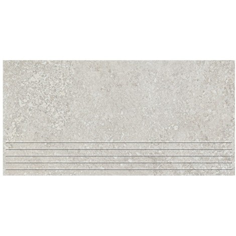 Tubądzin Arona grey płytka gresowa stopnica 29,8 x 59,8 x 0,8 cm