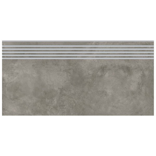 Opoczno Quenos grey stopnica 30x60 cm